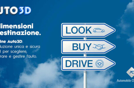 Aci, nasce Auto3d: piattaforma web per l’acquisto e la gestione di veicoli nuovi e usati