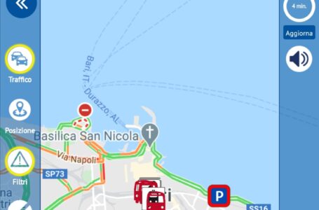 Al via a Bari il servizio di Aci “Luceverde”: online info in tempo reale su traffico, parcheggi e viabilità