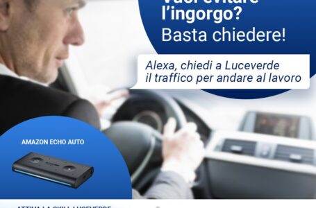 Aci Luceverde: disponibile la nuova skill di Alexa per informazioni sul traffico, radio e musica