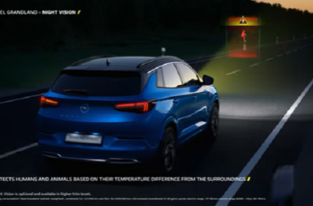 Una telecamera a infrarossi a visione notturna, così Opel garantisce la “Night vision” sulla Grandland – VIDEO