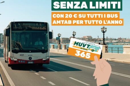Mobilità, a Bari abbonamento annuale bus a 20 euro: “Misura amica dell’ambiente”