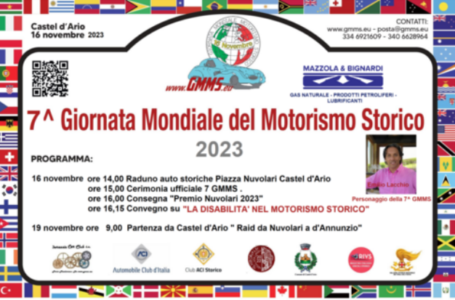 Giornata mondiale del Motorismo Storico 2023