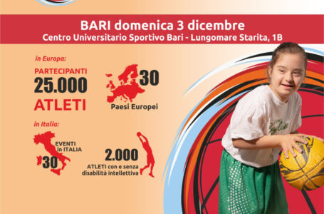 Tappa Finale Nazionale della Special Olympics European Basketball Week: Bari si prepara all’evento clou dell’inclusione sportiva