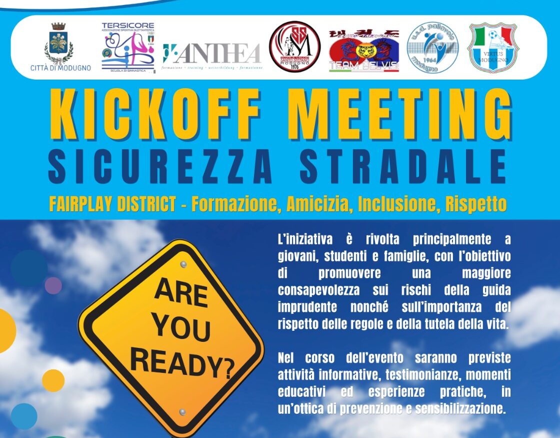 Sicurezza stradale a Modugno: simulatori, skid-car e testimonianze per i giovani. In campo anche Aci