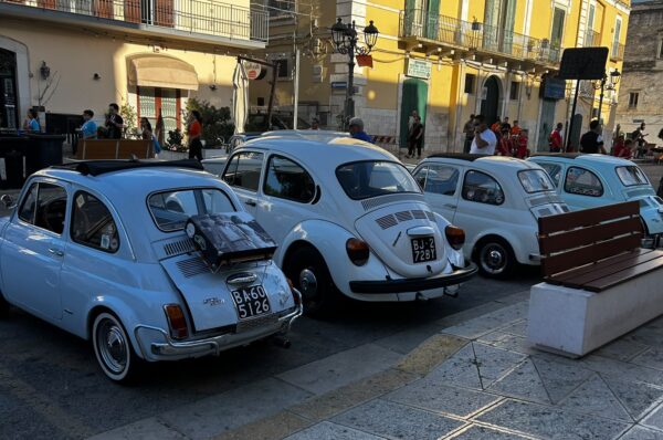Il Team 500 sbarca a Modugno: auto storiche in mostra per il festival Ciak & Zoom
